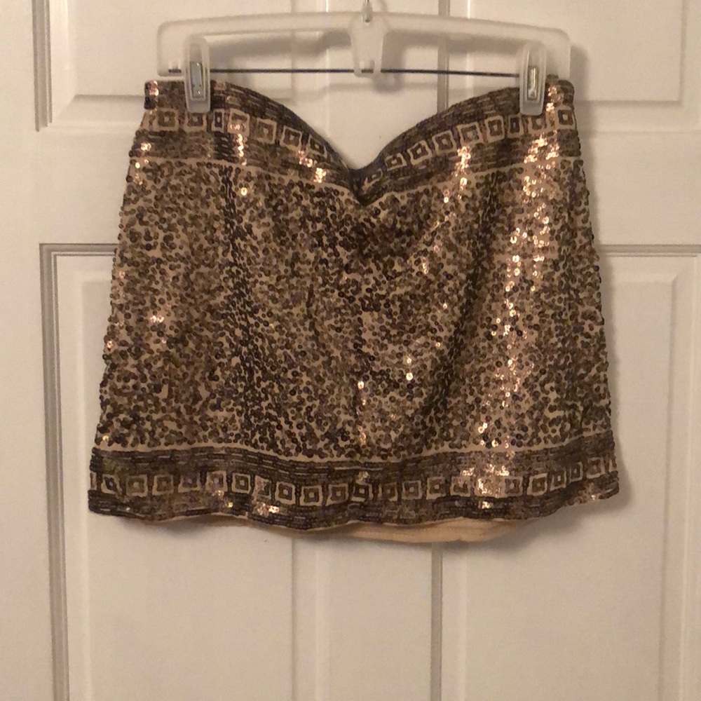 Express Sequin skirt